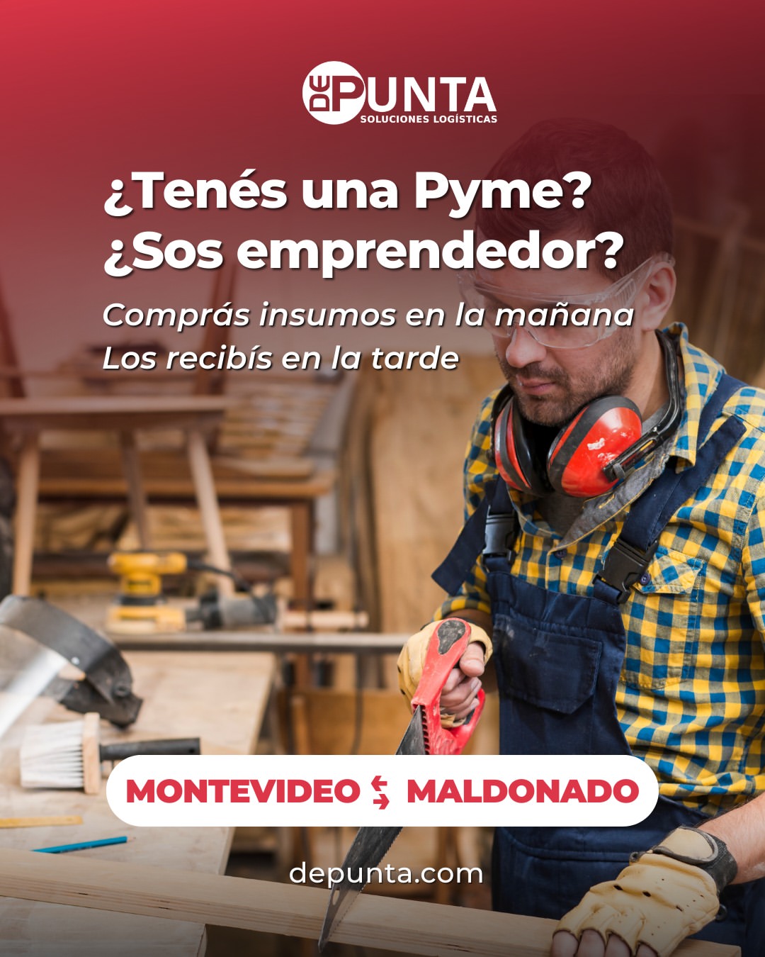 Servicio de entregas de DePunta para empresas